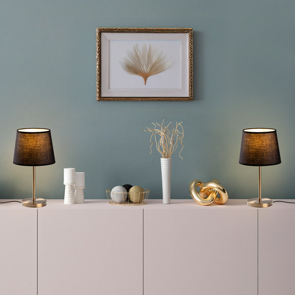 Opviq Luminara Duo: Antique Elegance Lamp Set | Opviq