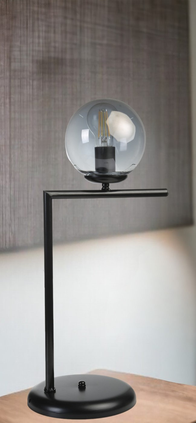 opviq Luminara FumeGlow Metal Table Lamp | Opviq
