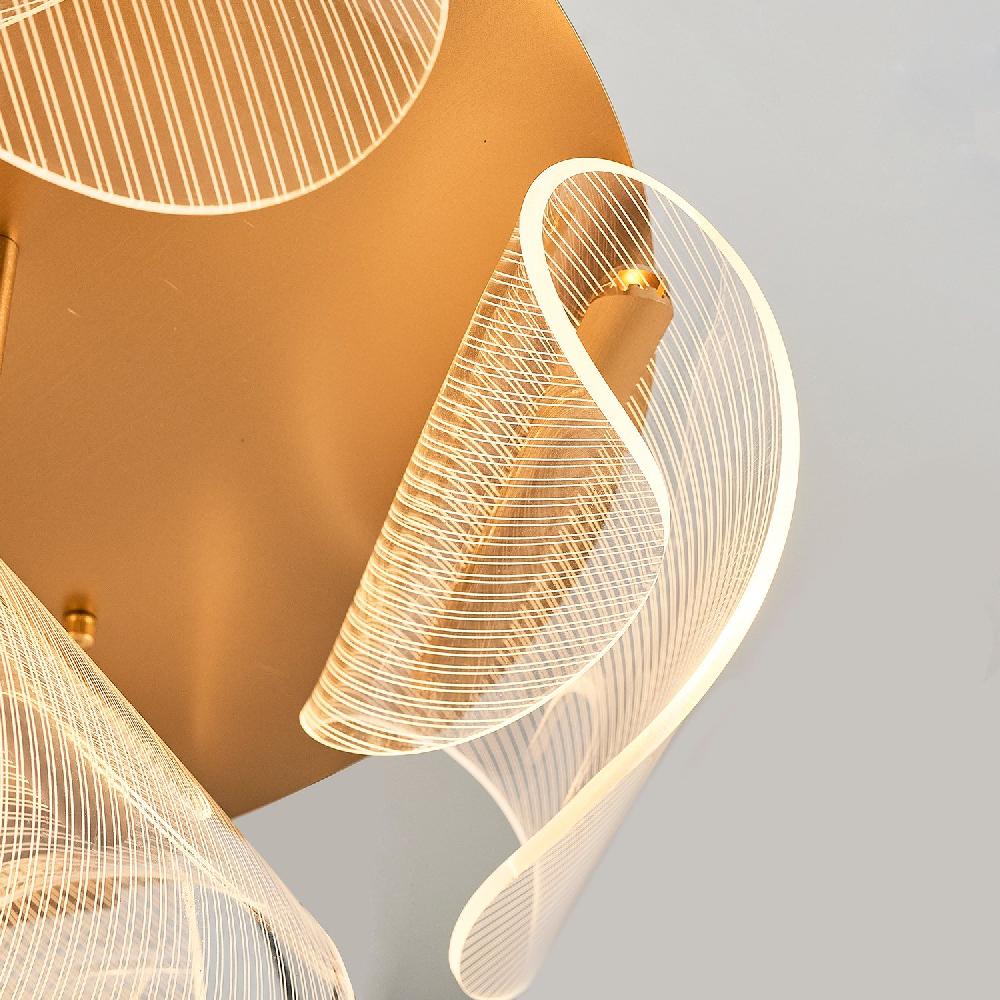 Opviq Luminara Gilded Glow Chandelier | Opviq
