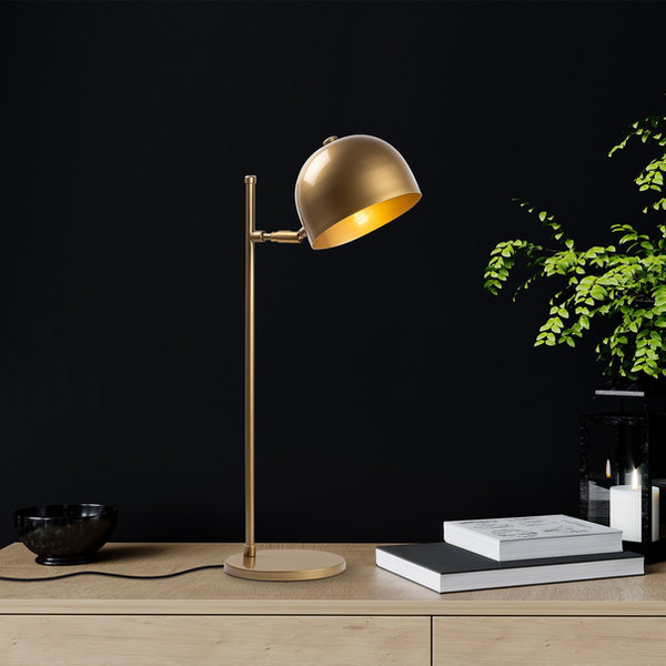 Opviq Luminara Gleam: Copper Chic Table Light | Opviq