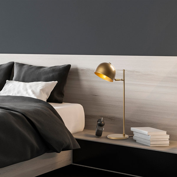 Opviq Luminara Gleam: Copper Chic Table Light | Opviq