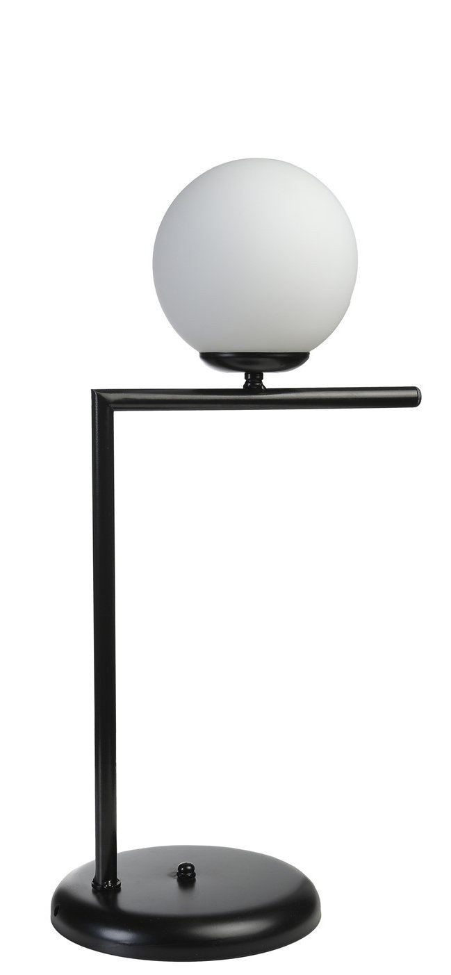 Opviq Luminara Glint: Chic Metal & Glass Lamp | Opviq