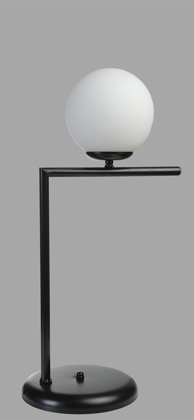 Opviq Luminara Glint: Chic Metal & Glass Lamp | Opviq