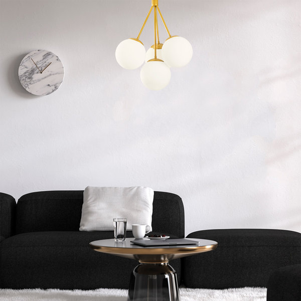 opviq Luminara Glint: Modern Glam Chandelier | Opviq