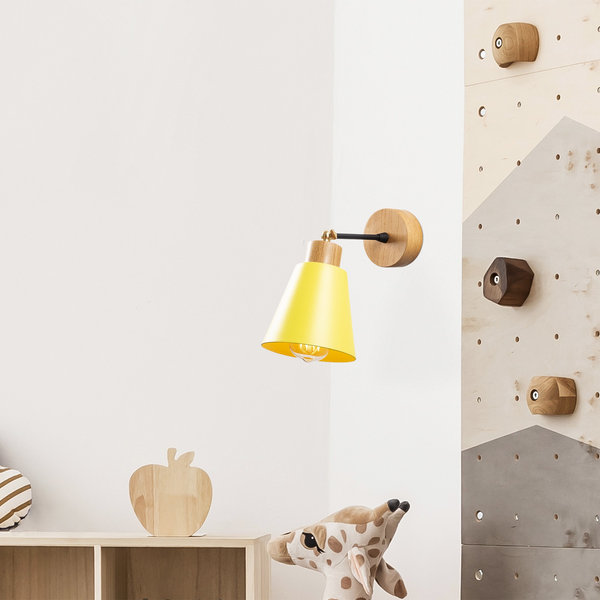 Opviq Luminara Glow: Yellow Metal Haven Lamp | Opviq