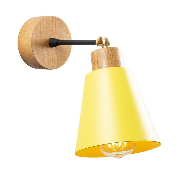 Opviq Luminara Glow: Yellow Metal Haven Lamp | Opviq