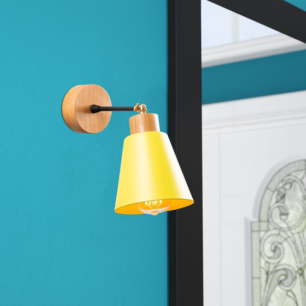 opviq Luminara Glow: Yellow Metal Haven Lamp | Opviq