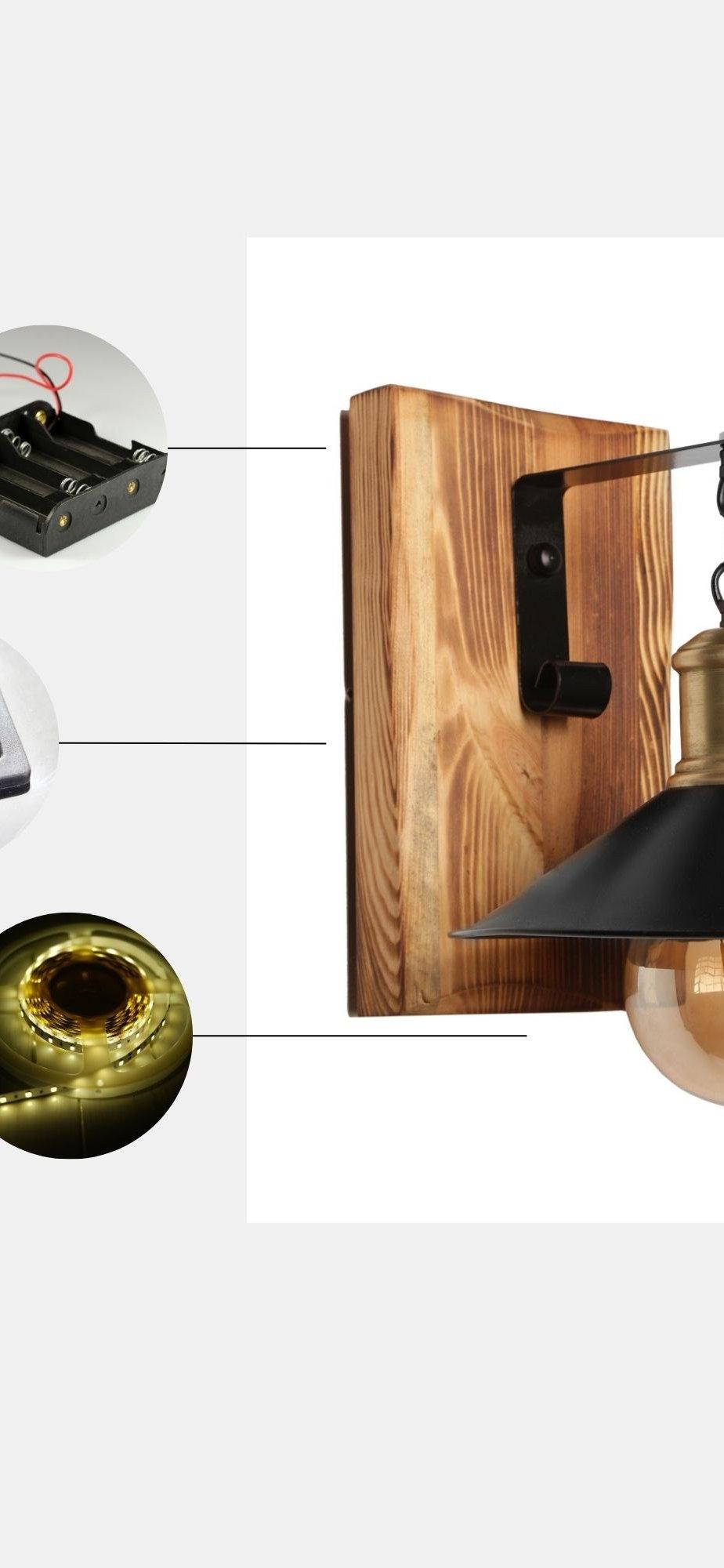 Opviq Luminara Mystique: The Metal & Wood Glow | Opviq