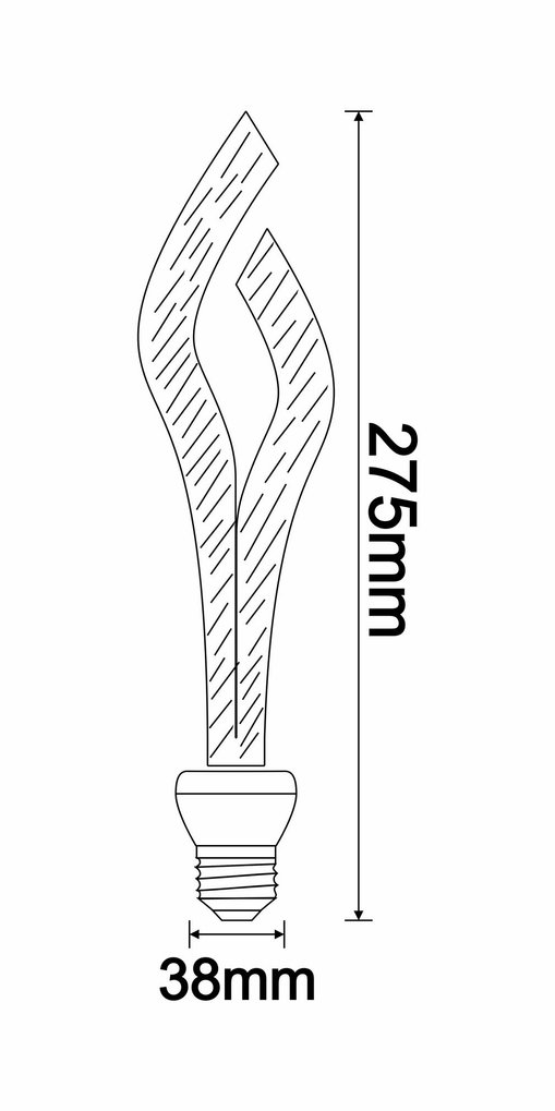 Opviq Luminara Noir 3.5W AmberGlow LED Bulb | Opviq