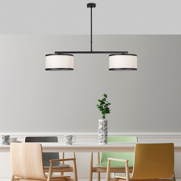 opviq Luminara Noir & Blanc Chandelier | Opviq