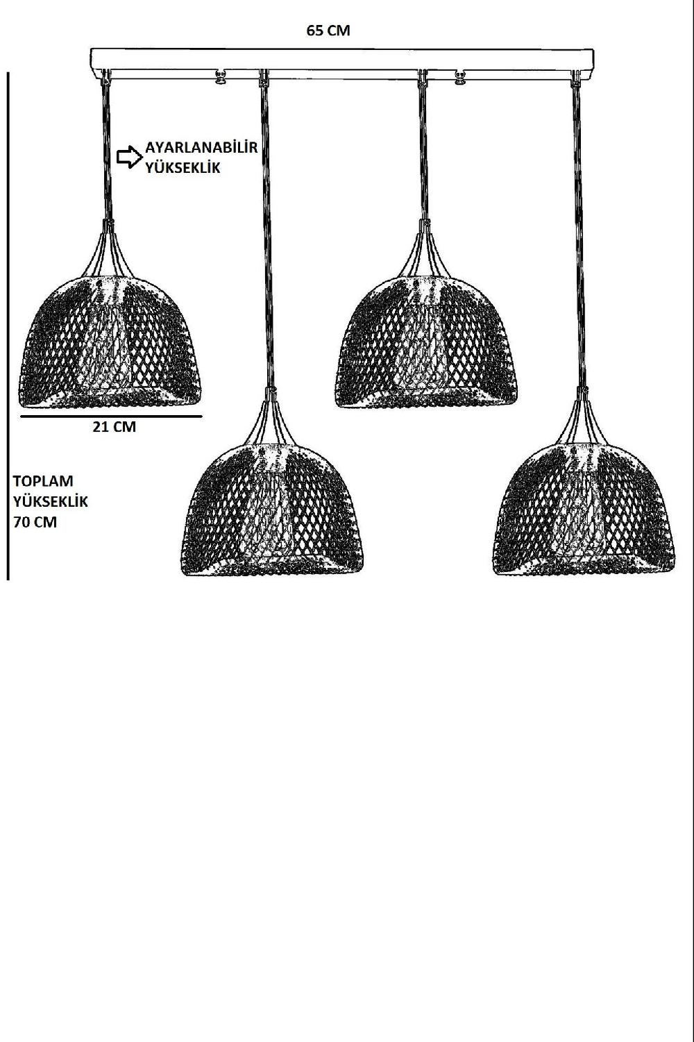 Opviq Luminara Noir Elegance Chandelier | Opviq