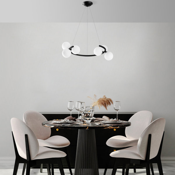 opviq Luminara Noir Elegance Chandelier | Opviq