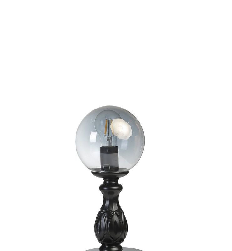 Opviq Luminara Noir - Elegant Metal & Glass Lamp | Opviq