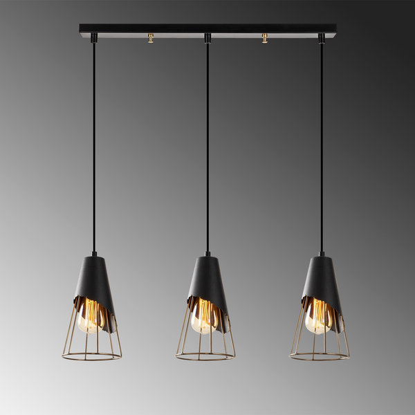 Opviq Luminara Noir Industrial Chandelier | Opviq