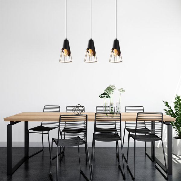 opviq Luminara Noir Industrial Chandelier | Opviq
