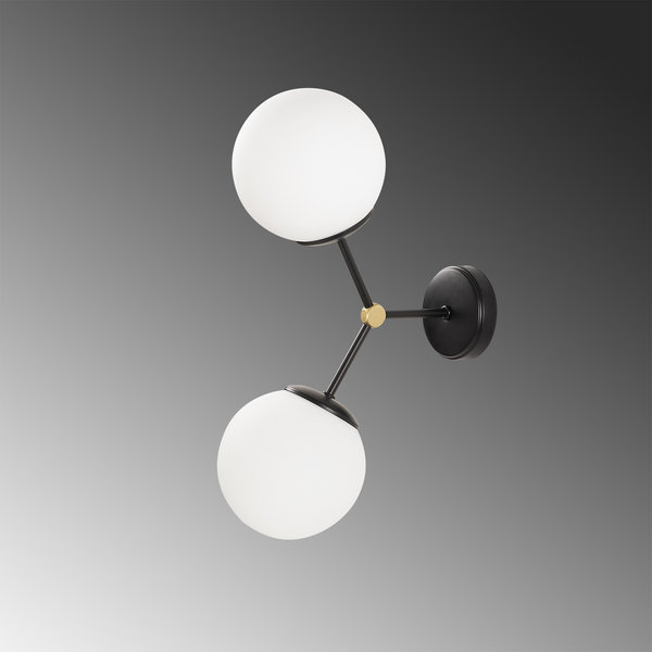 Opviq Luminara Noir: Modern Glow Wall Lamp | Opviq