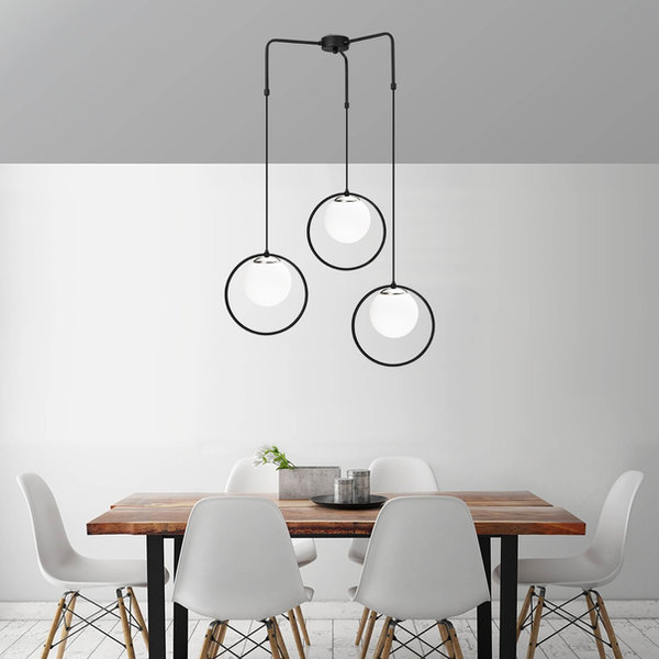 Opviq Luminara NoirWave Chandelier | Opviq