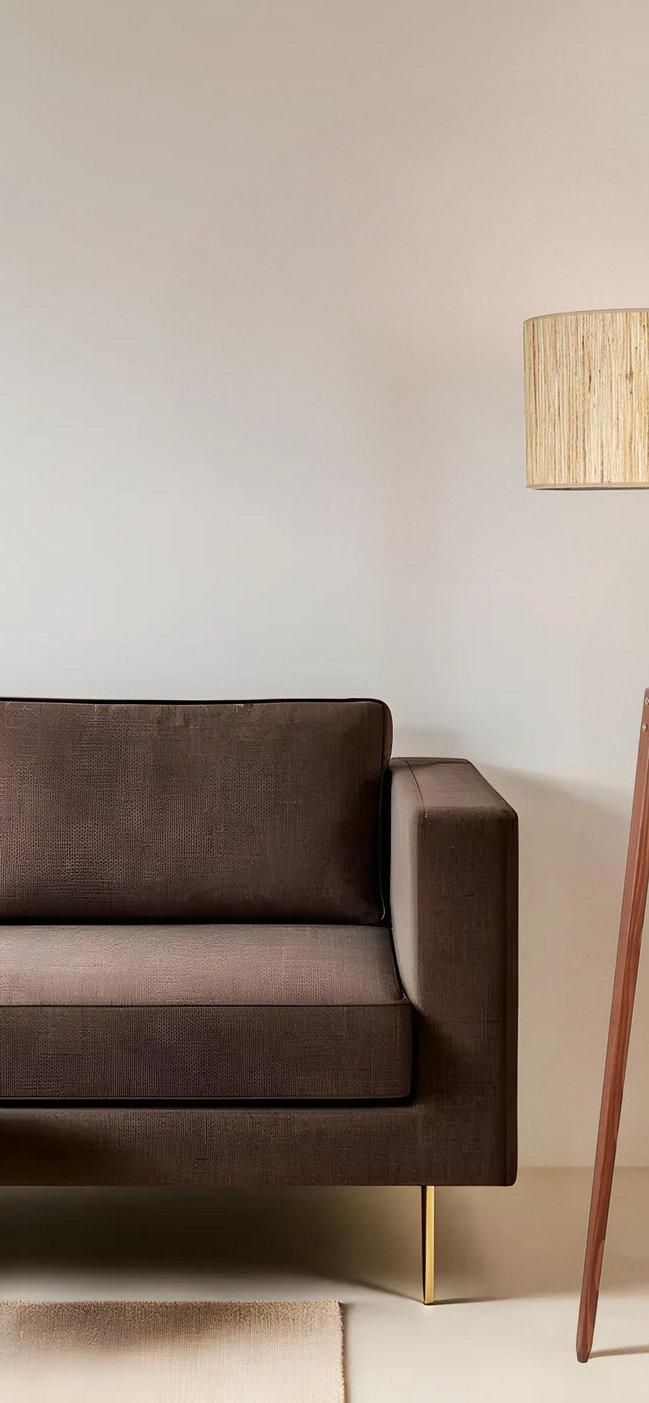 opviq Luminara OakWalnut Elegance Floor Lamp | Opviq