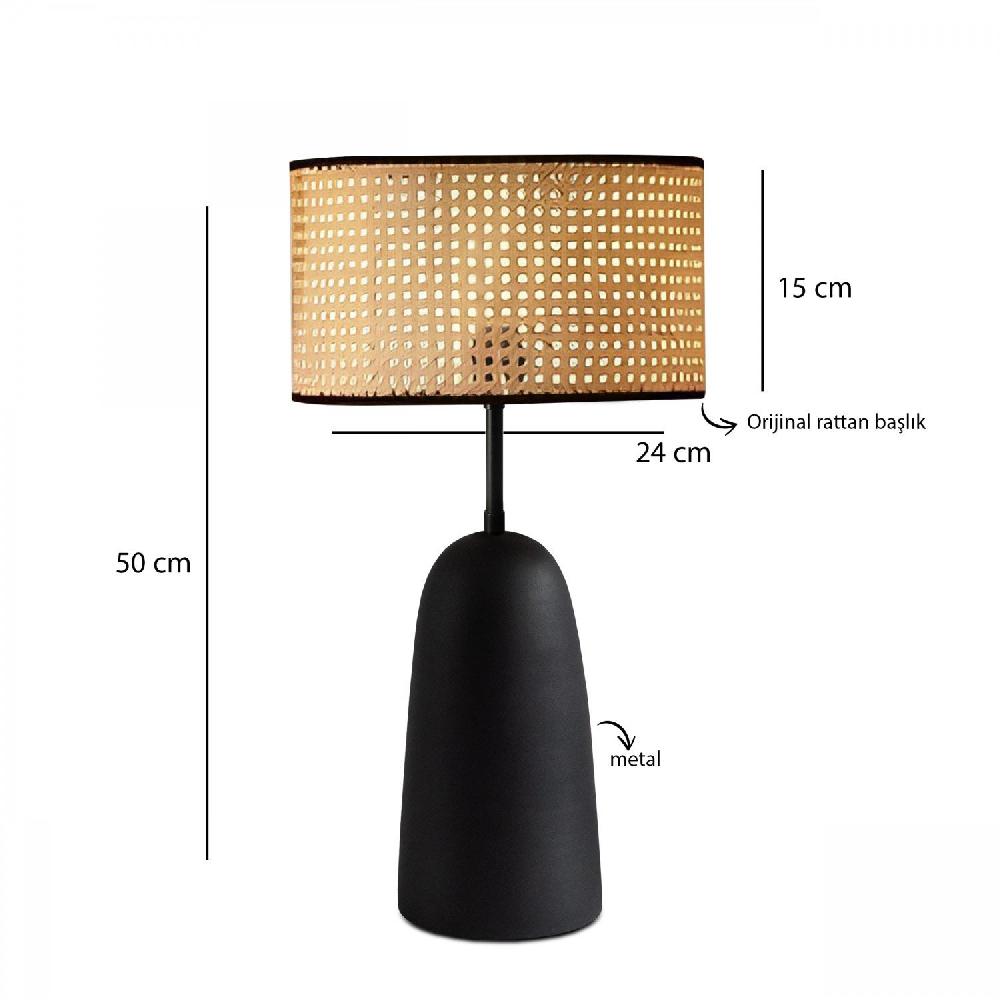 Opviq Luminara RattanGlow Table Lamp | Opviq