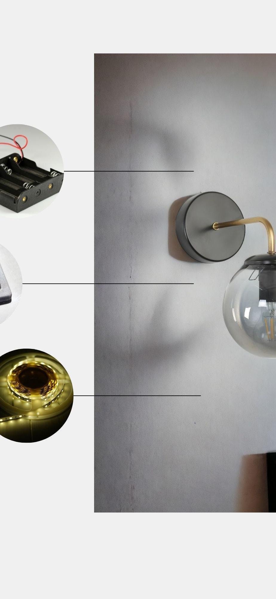 Opviq Luminara Silverscape Wall Glow | Opviq