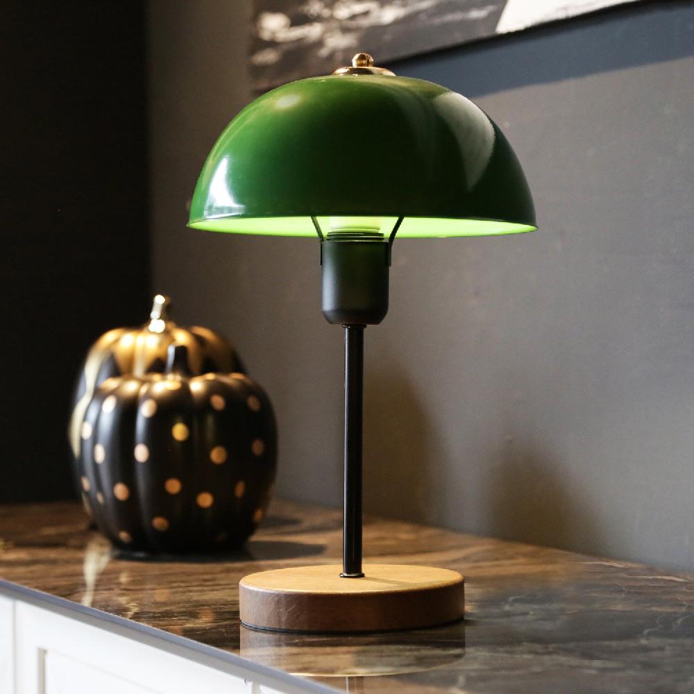 opviq Luminara Verde: Modern Metal Glow Lamp | Opviq