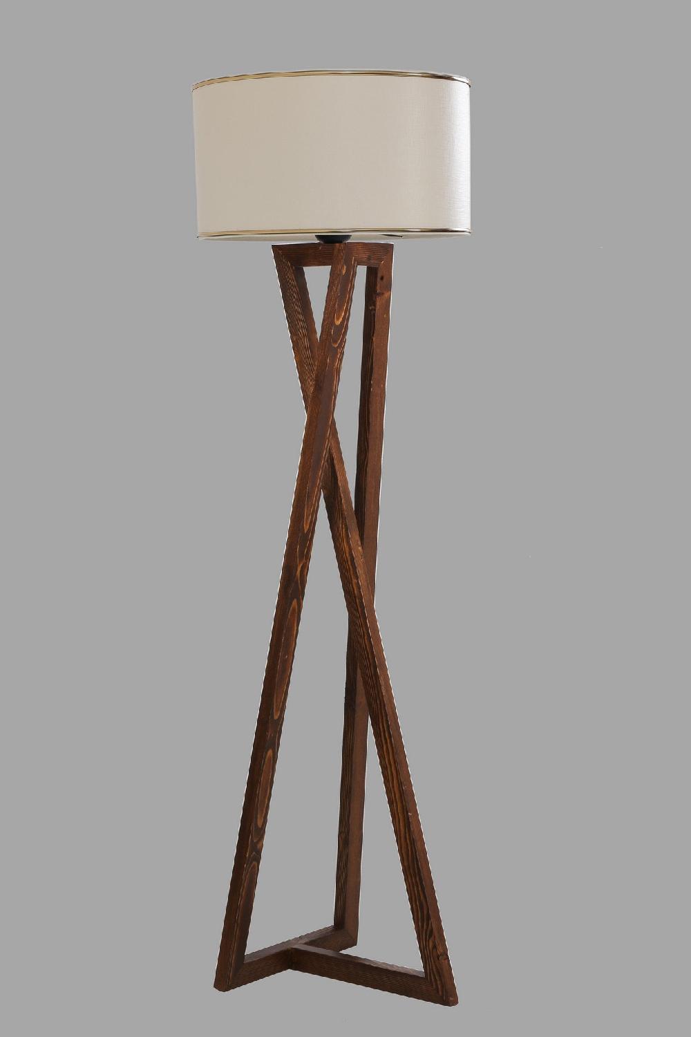 Opviq Luminara Walnut Glow Floor Lamp | Opviq