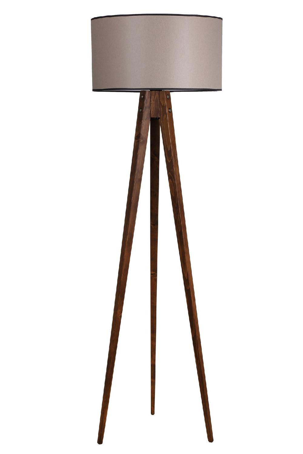 Opviq Luminara Walnut Glow Floor Lamp | Opviq