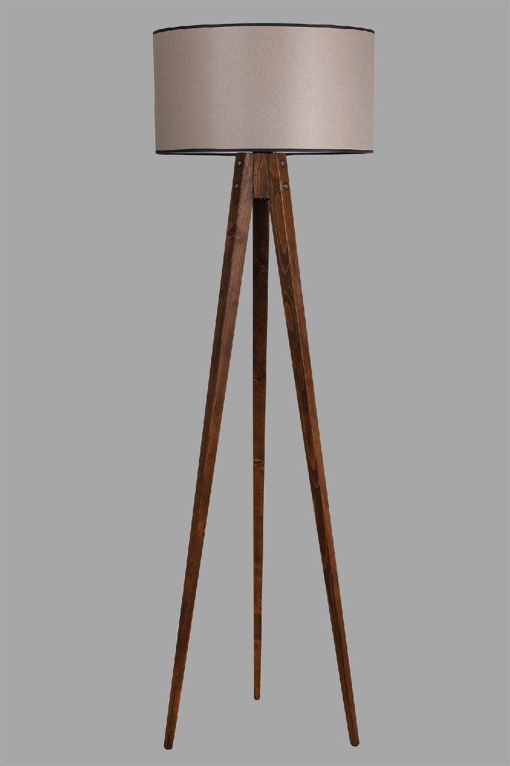 Opviq Luminara Walnut Glow Floor Lamp | Opviq