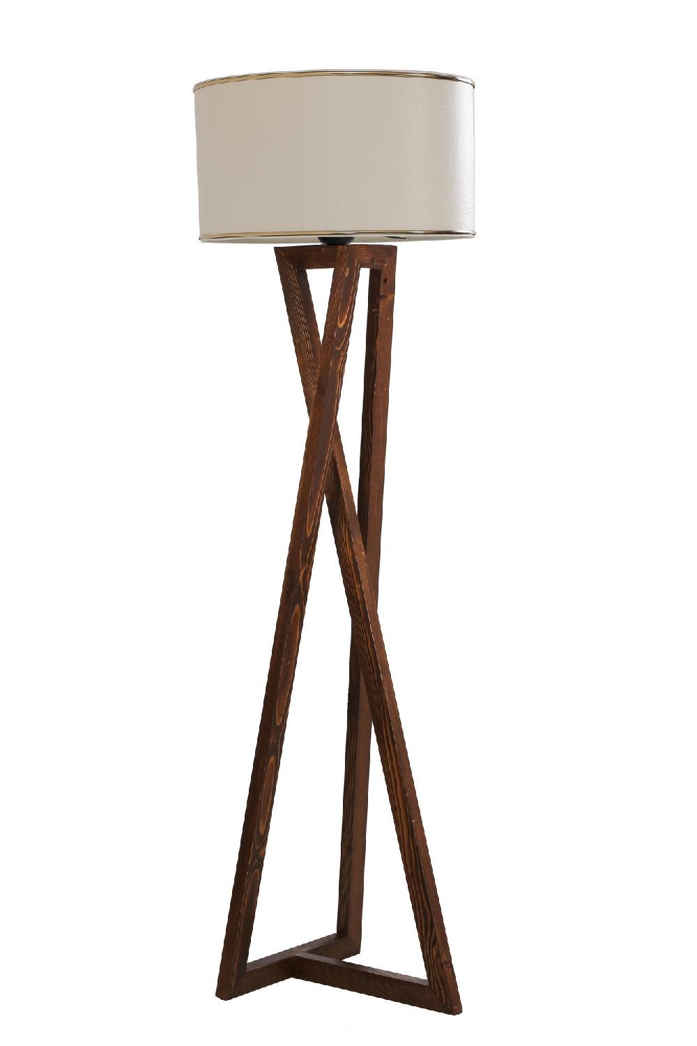 opviq Luminara Walnut Glow Floor Lamp | Opviq