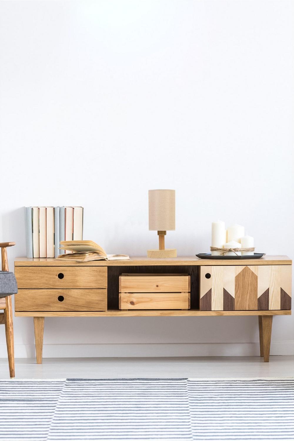 opviq Luminara WoodGlow: Artisan Table Lamp | Opviq