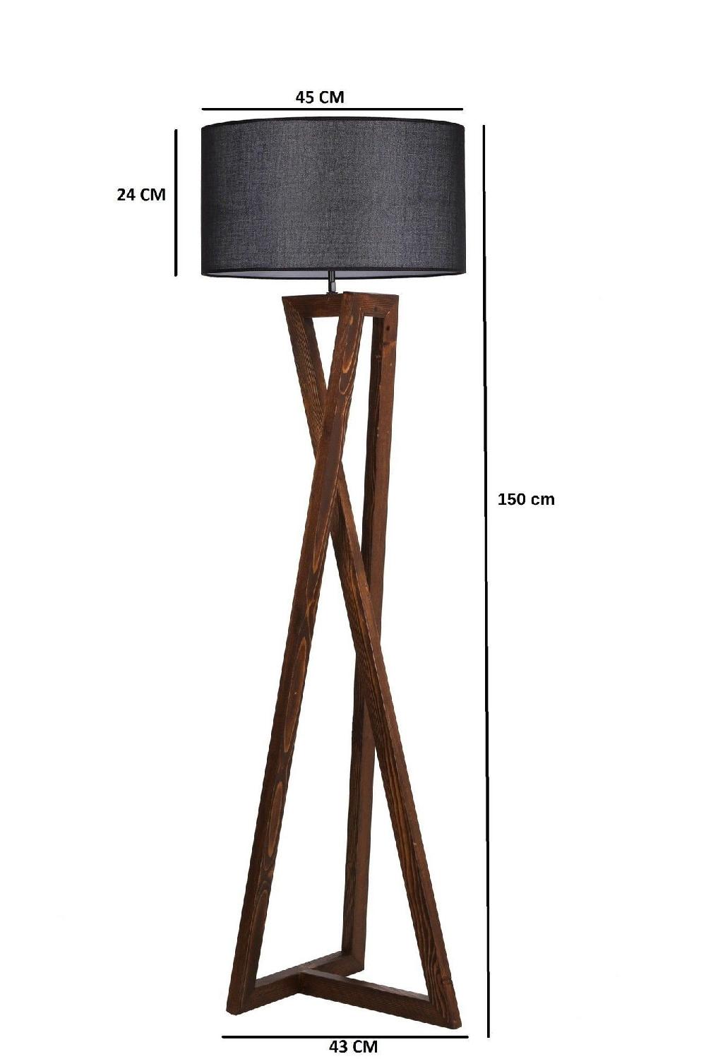 Opviq Luminara Woodluxe Industro Lamp | Opviq