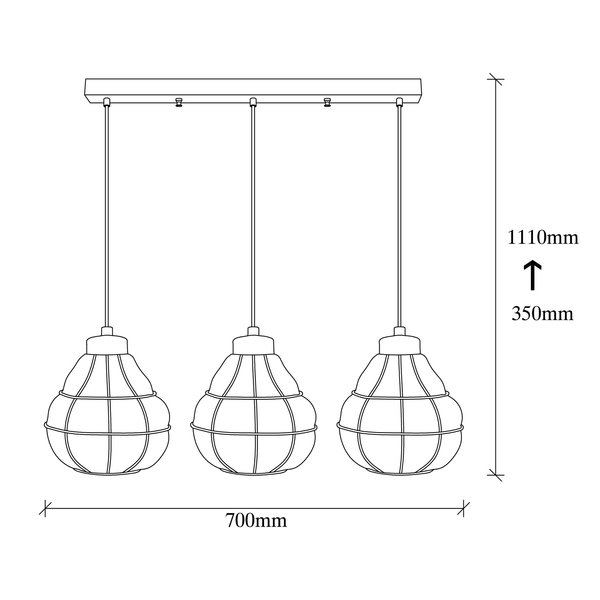 Opviq LuminaScape Copper Chandelier Elegance | Opviq