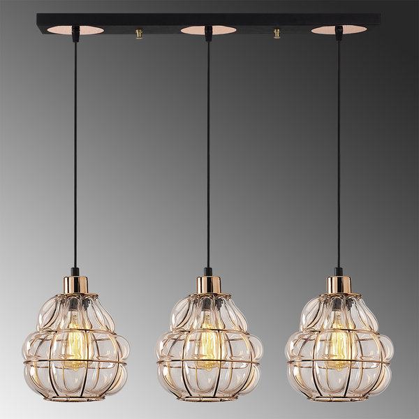 Opviq LuminaScape Copper Chandelier Elegance | Opviq