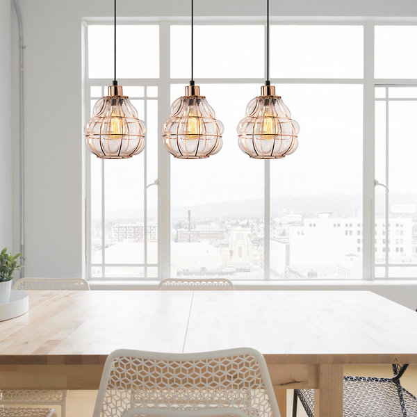 opviq LuminaScape Copper Chandelier Elegance | Opviq