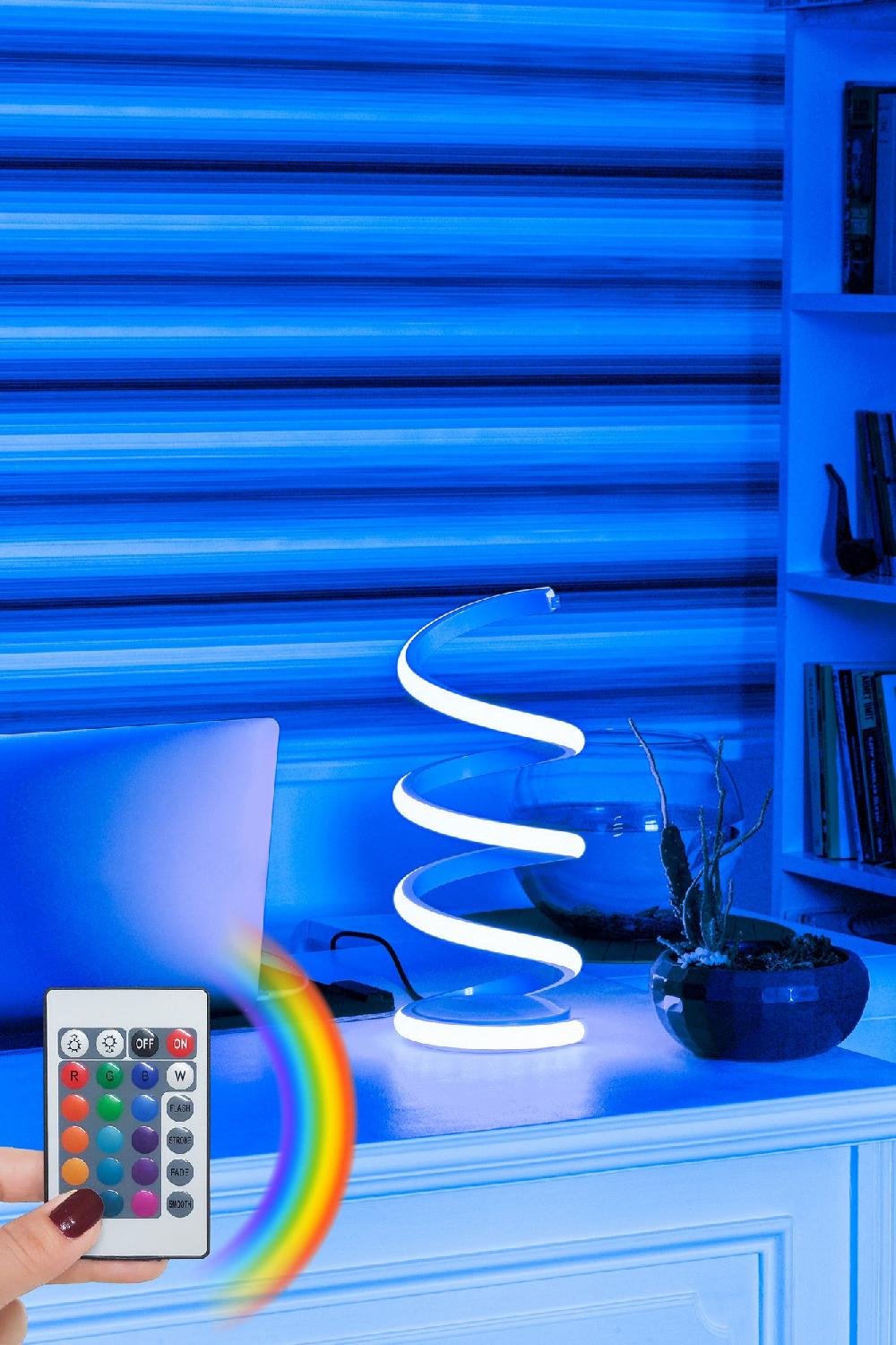 Opviq LuminAura: ColorGlow Remote Lamp | Opviq