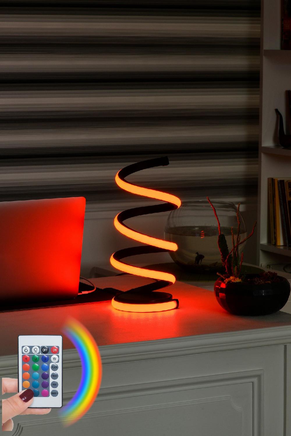 Opviq LuminAura: ColorGlow Remote Lamp | Opviq