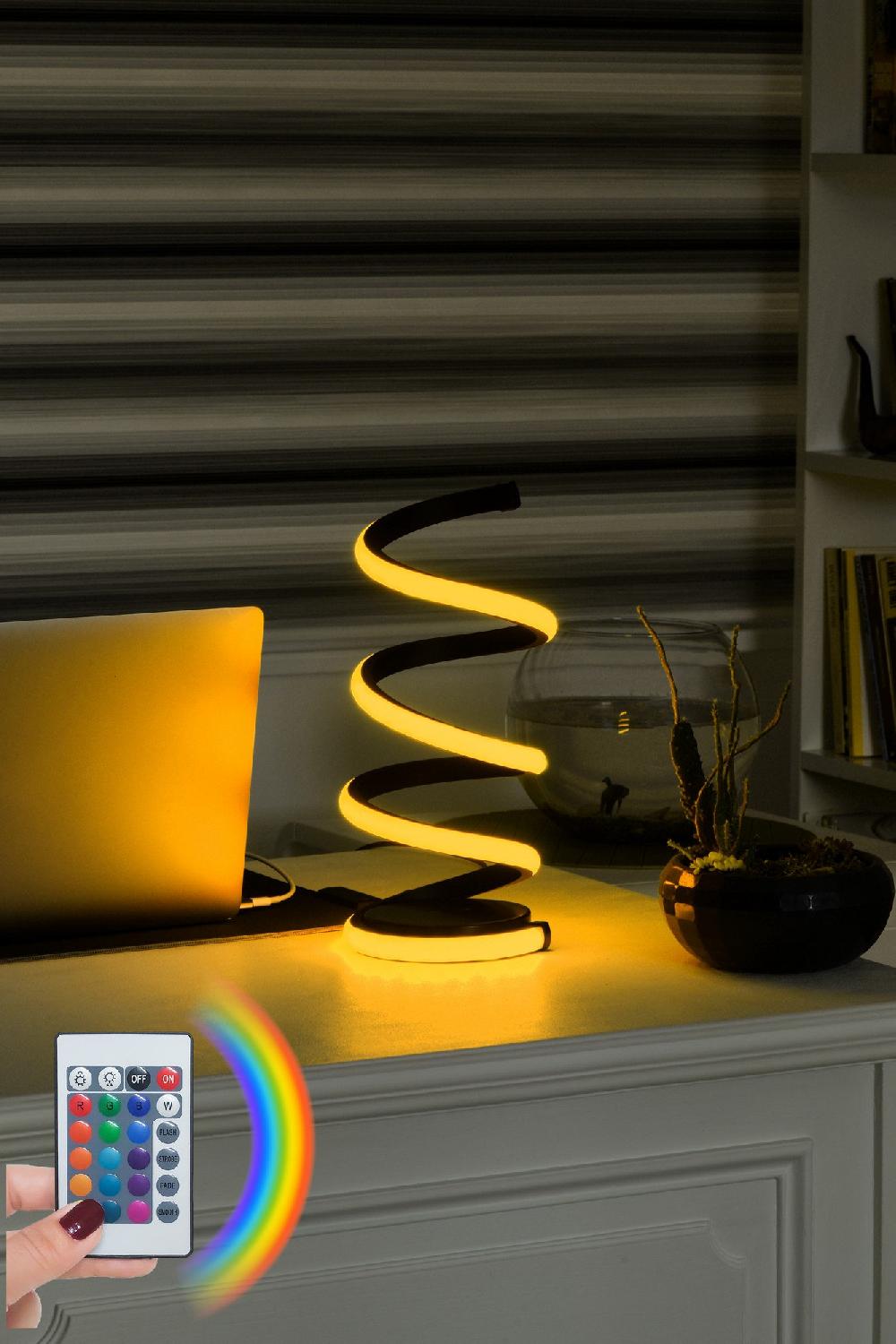 Opviq LuminAura: ColorGlow Remote Lamp | Opviq