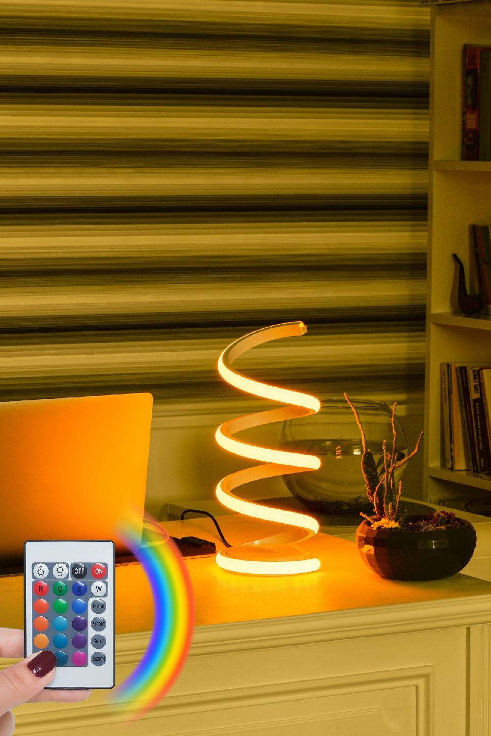 opviq LuminAura: ColorGlow Remote Lamp | Opviq