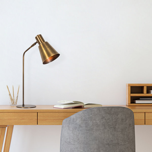 Opviq LuminaVibe CopperGlow Table Lamp | Opviq