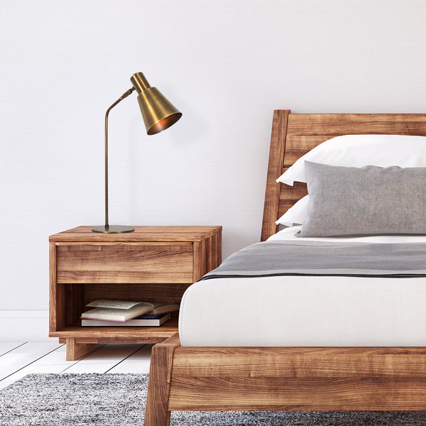 Opviq LuminaVibe CopperGlow Table Lamp | Opviq