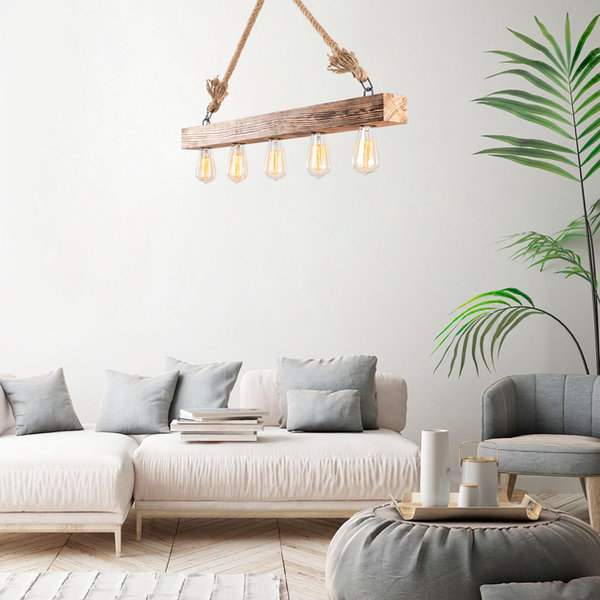 opviq LuminaWood Elegance Chandelier | Opviq