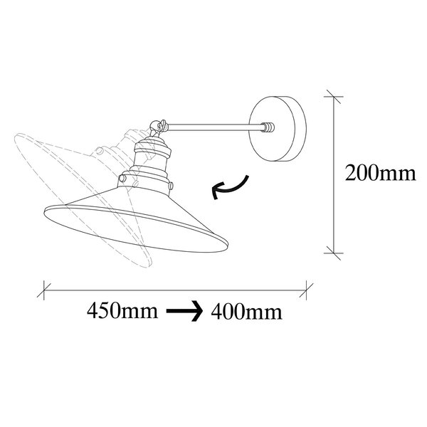 Opviq Lumineer GlamWall: Iron Elegance Lamp | Opviq