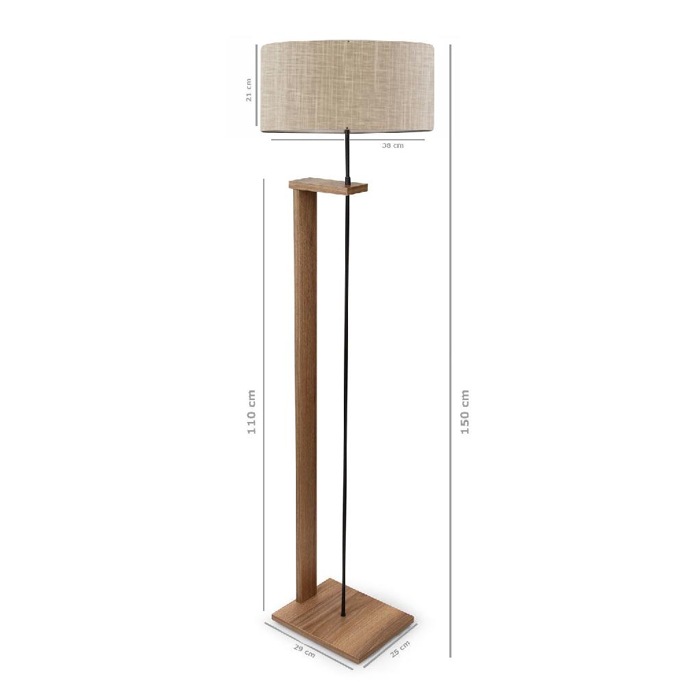 Opviq LumiNest EcoWood Floor Lamp | Opviq