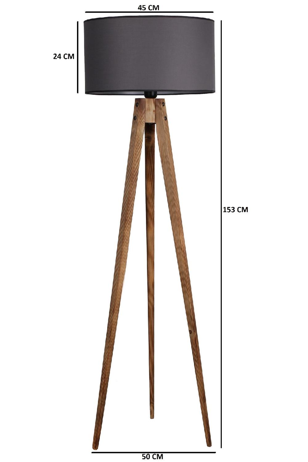 Opviq LumiNest OakGlow Floor Lamp | Opviq