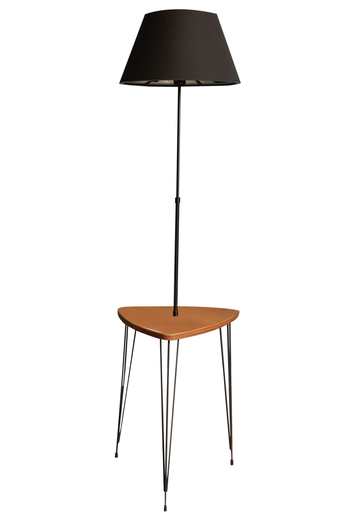 Opviq LumiNest: Walnut & Metal Fusion Lamp | Opviq