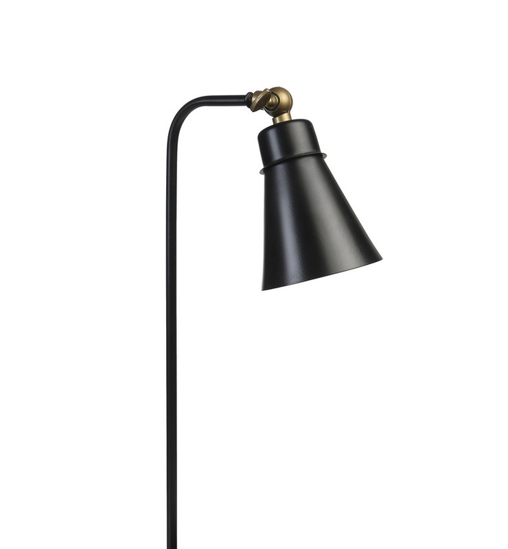 Opviq Luminex Aura: Chic Black Metal Lamp | Opviq