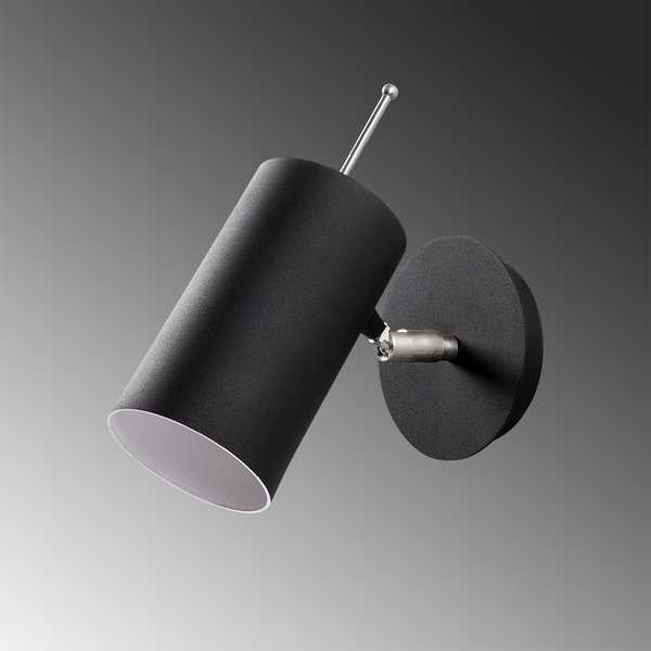 Opviq LumiNex Black & Nickel Wall Sconce | Opviq