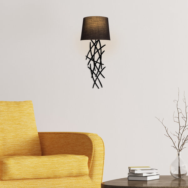 opviq Luminex Forge: Black Iron Elegance Lamp | Opviq