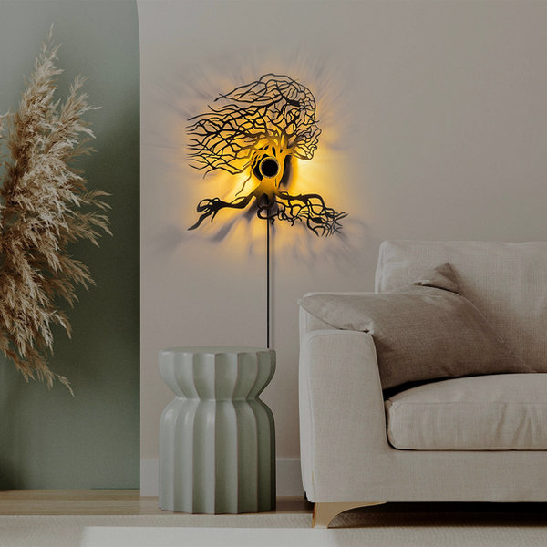 Opviq Luminex Noir Wall Artistry Lamp | Opviq