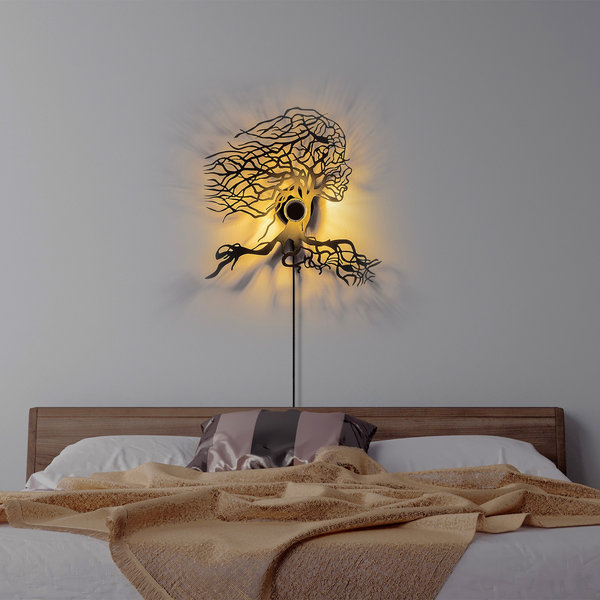 Opviq Luminex Noir Wall Artistry Lamp | Opviq